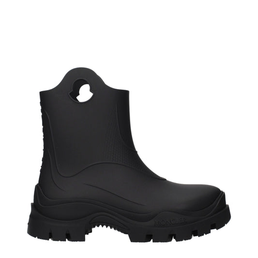 Bottines Moncler en coton noir