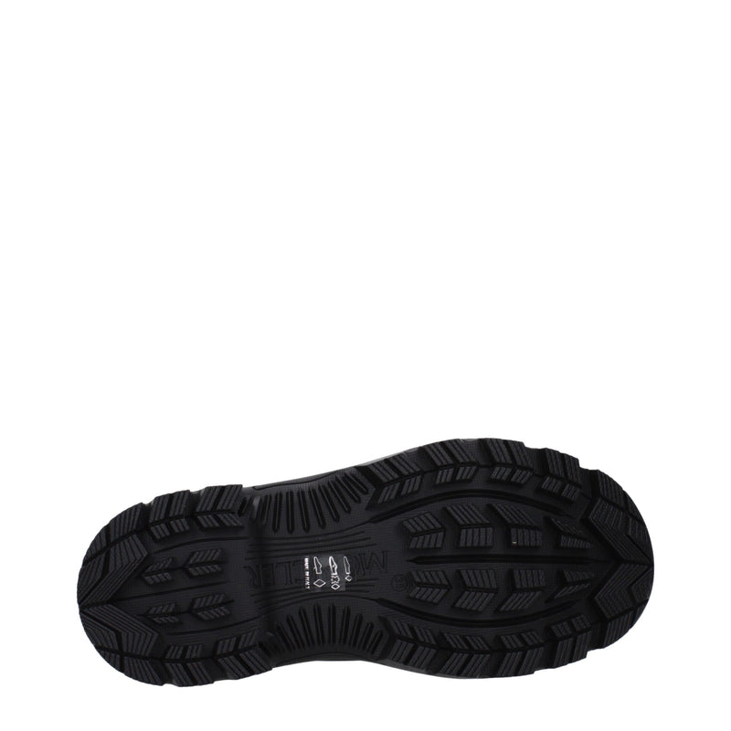 Moncler Black Cotton Ankle Boots - Luxe et Confort