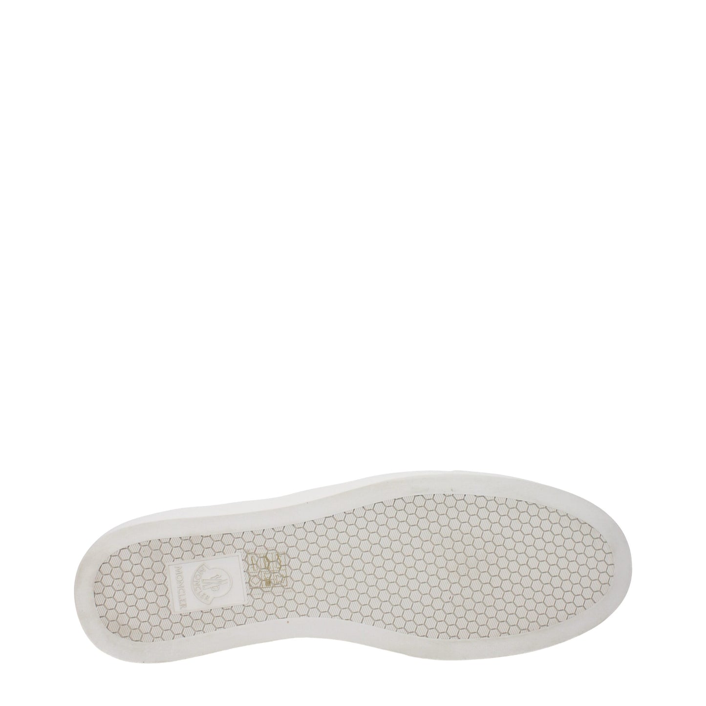 Baskets Moncler en cuir marron