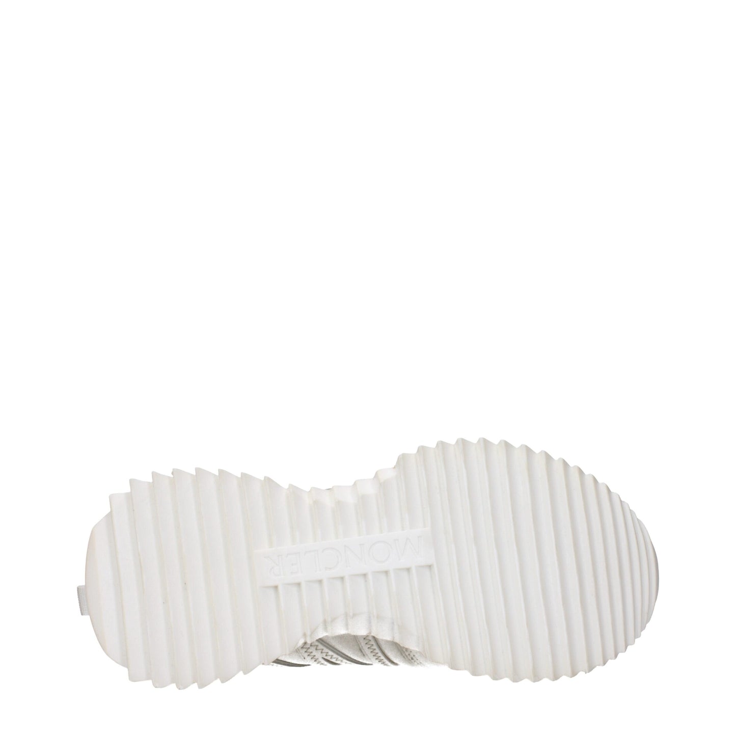 Baskets basses Moncler en cuir beige