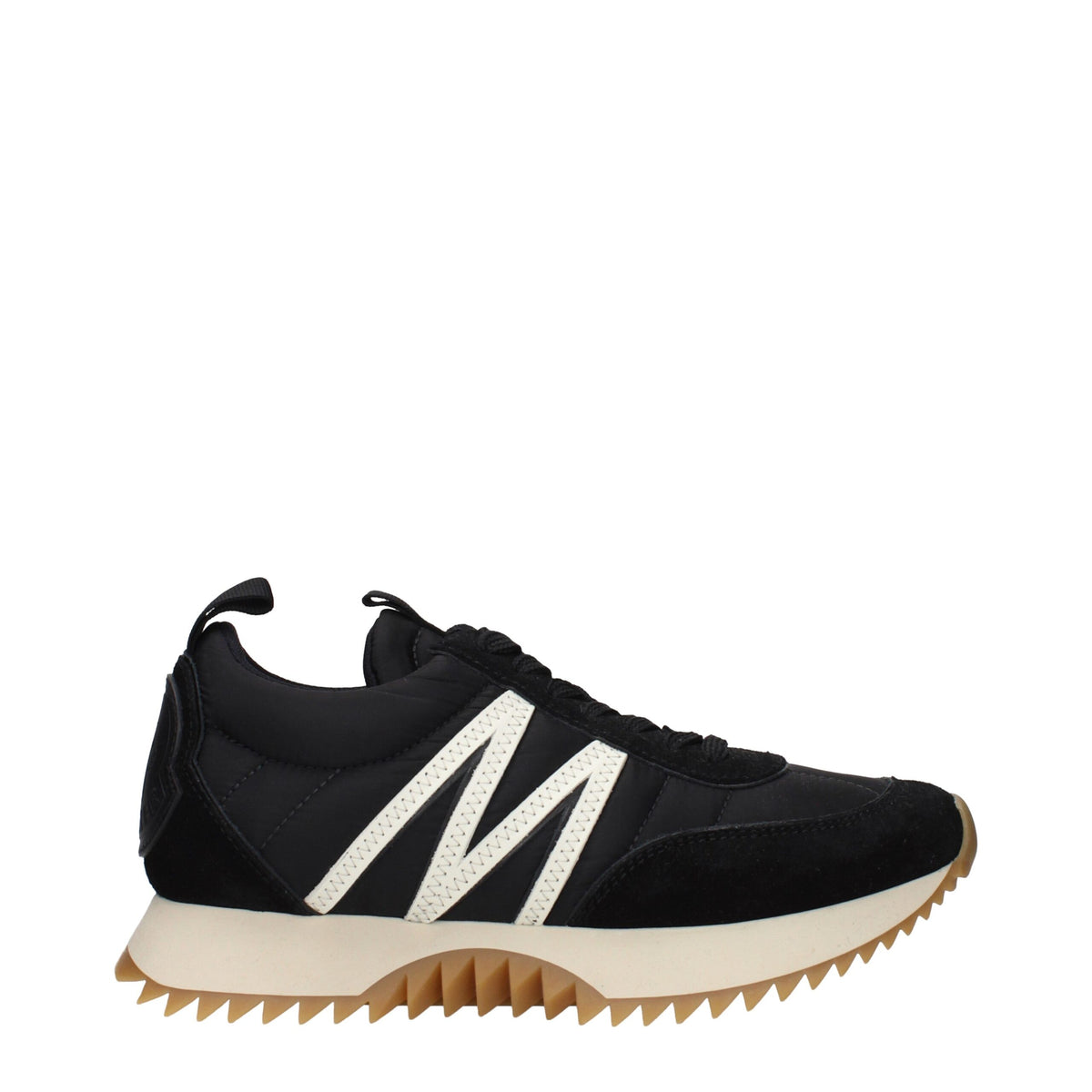 Moncler Black Fabric Low Top Sneakers - Élégance et Confort