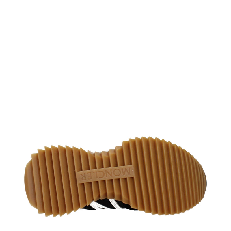 Moncler Black Fabric Low Top Sneakers - Élégance et Confort