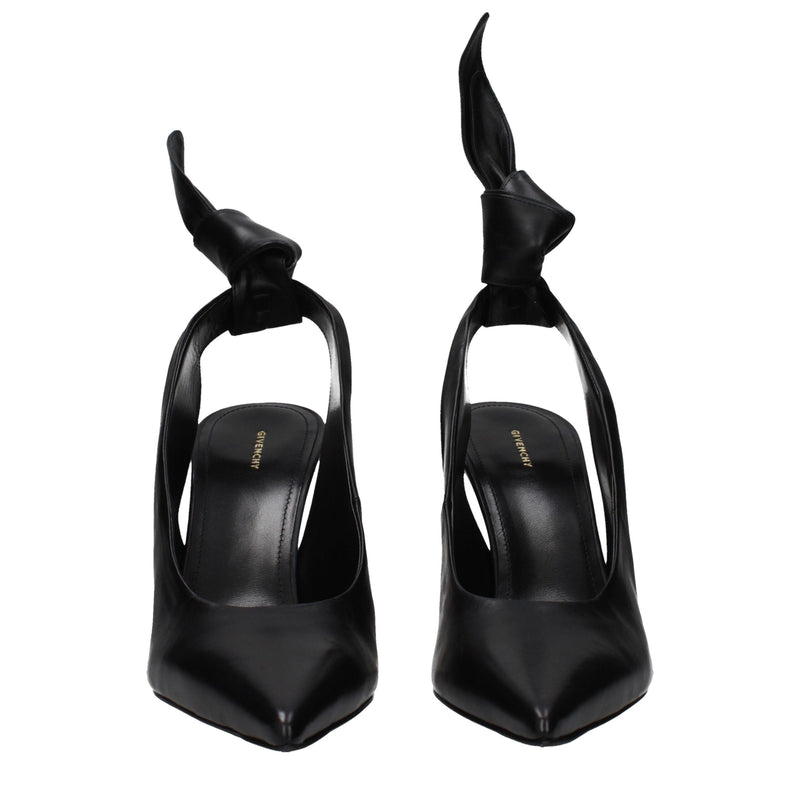 Givenchy Black Leather Pumps - Élégance et Confort pour Femmes