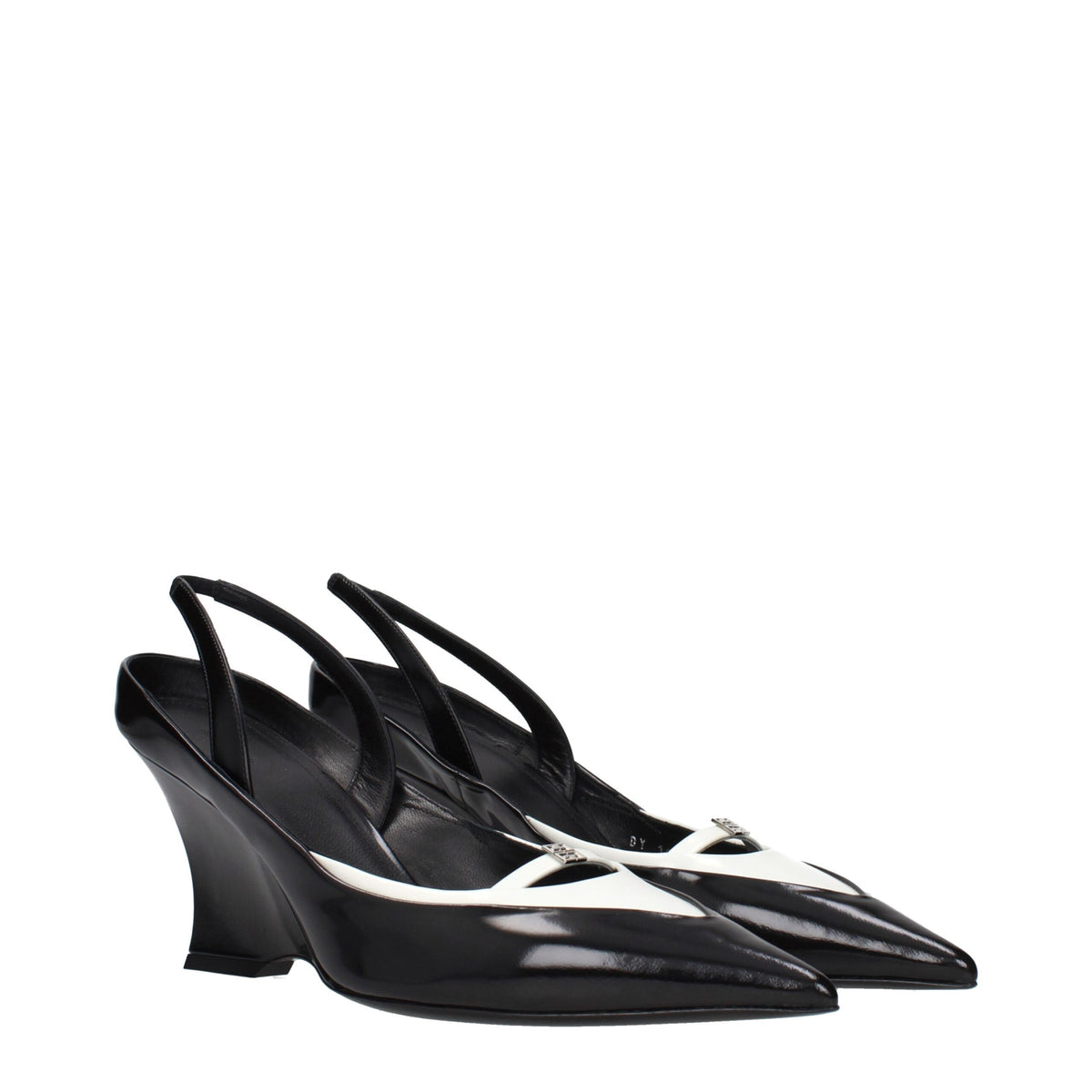 Sandales à Talons Wedge en Cuir Noir Givenchy - Élégance et Confort