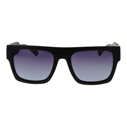 Lunettes de soleil Polaroid en plastique noir