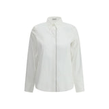 Brunello Cucinelli Chemise en Coton Blanche - Élégante et Intemporelle