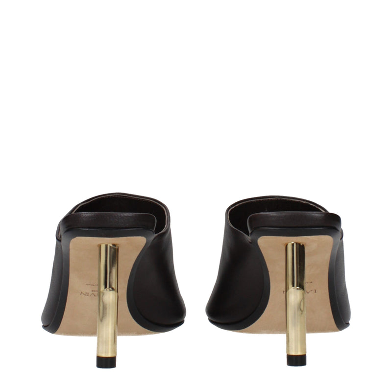 Lanvin Black Leather Pumps - Elegant High Heels for Women