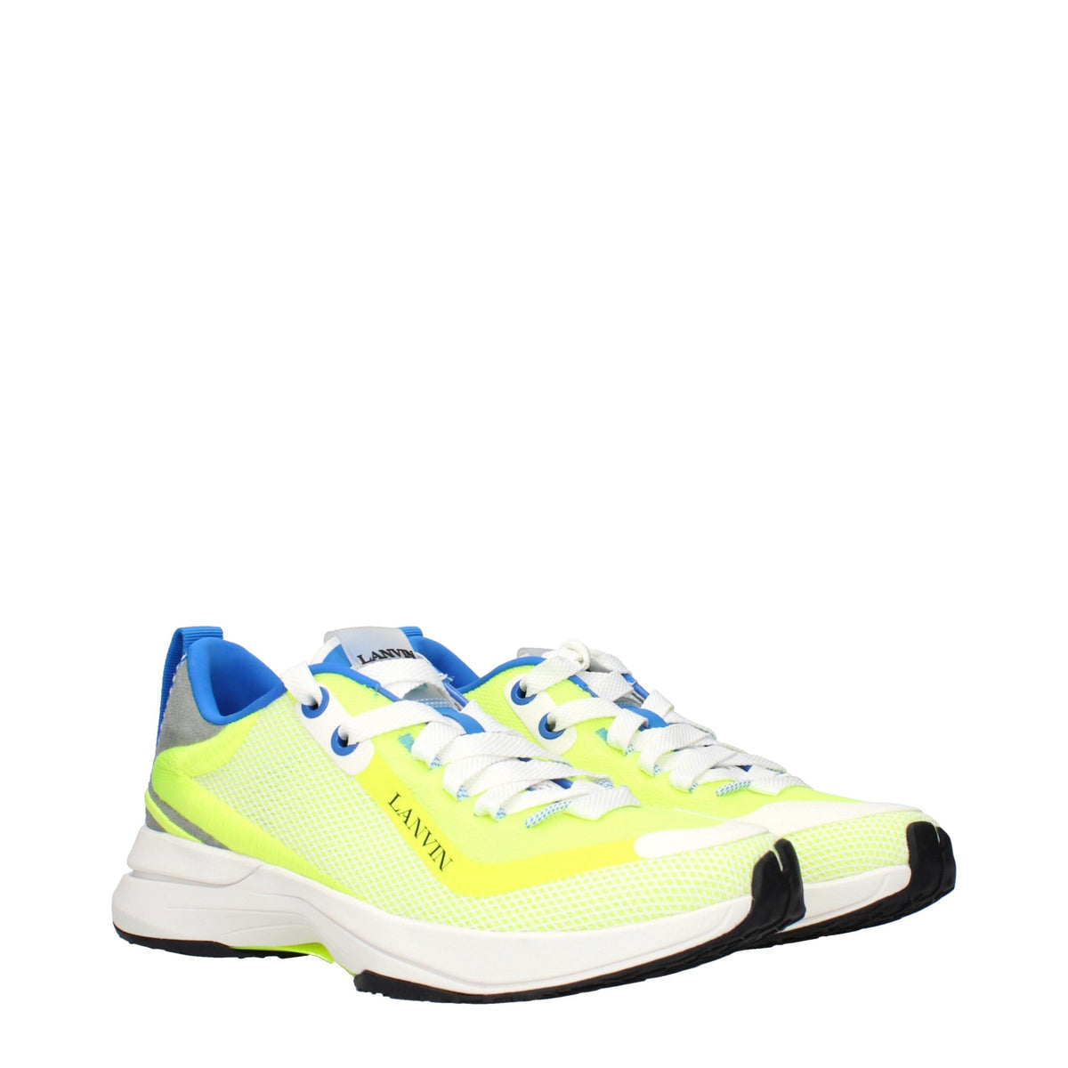 Lanvin Yellow Fabric Athletic Sneakers - Luxe & Confortables