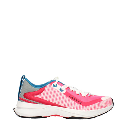 Baskets de sport en tissu rose Lanvin