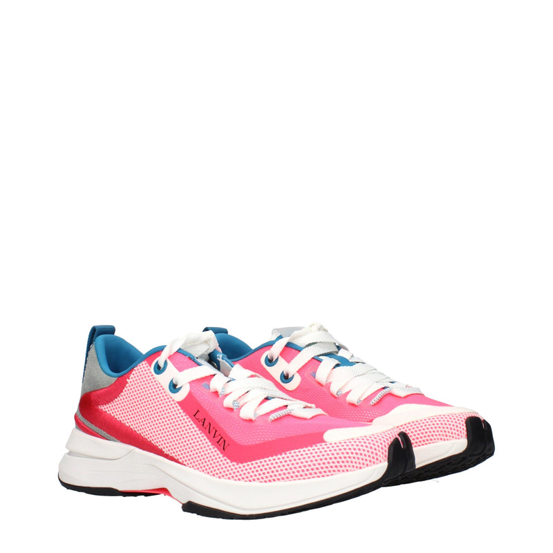 Lanvin Pink Fabric Athletic Sneakers - Stylish Comfort