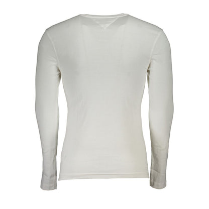 Tommy Hilfiger Bianco Cotton Men T-Shirt