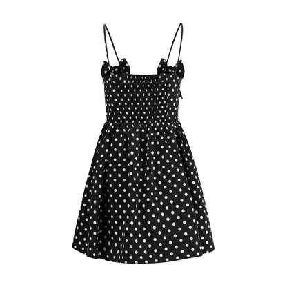 Ganni Multicolor Recycled Polyester Casual Dress