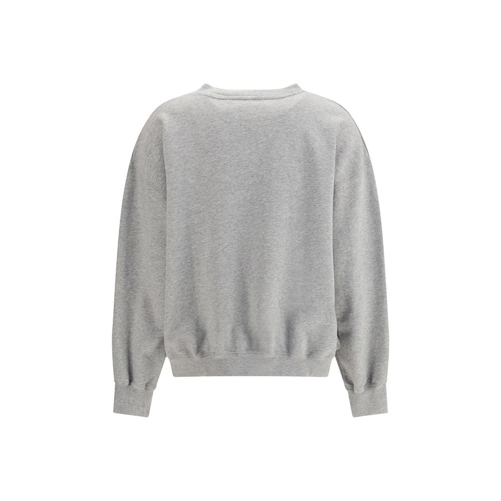 Ganni Gray Cotton Sweatshirt - Kitty Graphic