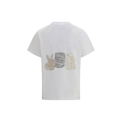 T-shirt Ganni en coton blanc