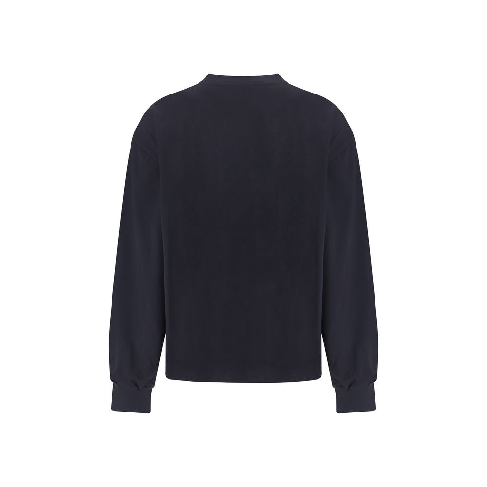 Sweat-shirt Ganni en coton noir