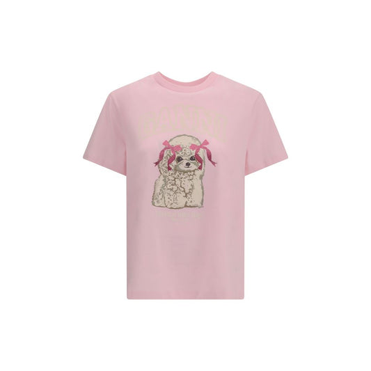 T-shirt Ganni multicolore en coton