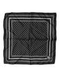 Dolce & Gabbana Scarf Black Poka Dot Men Square Handkerchief