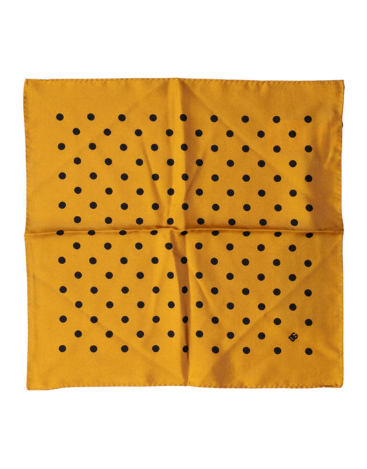 Foulard carré Dolce &amp; Gabbana à pois orange