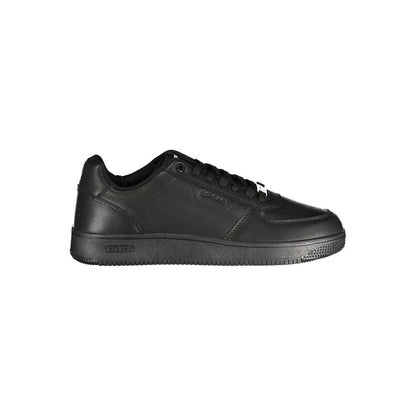Gas Black Polyurethane Men Sneaker