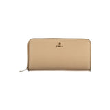 Furla Beige Leather Women Wallet - Élégant et Fonctionnel