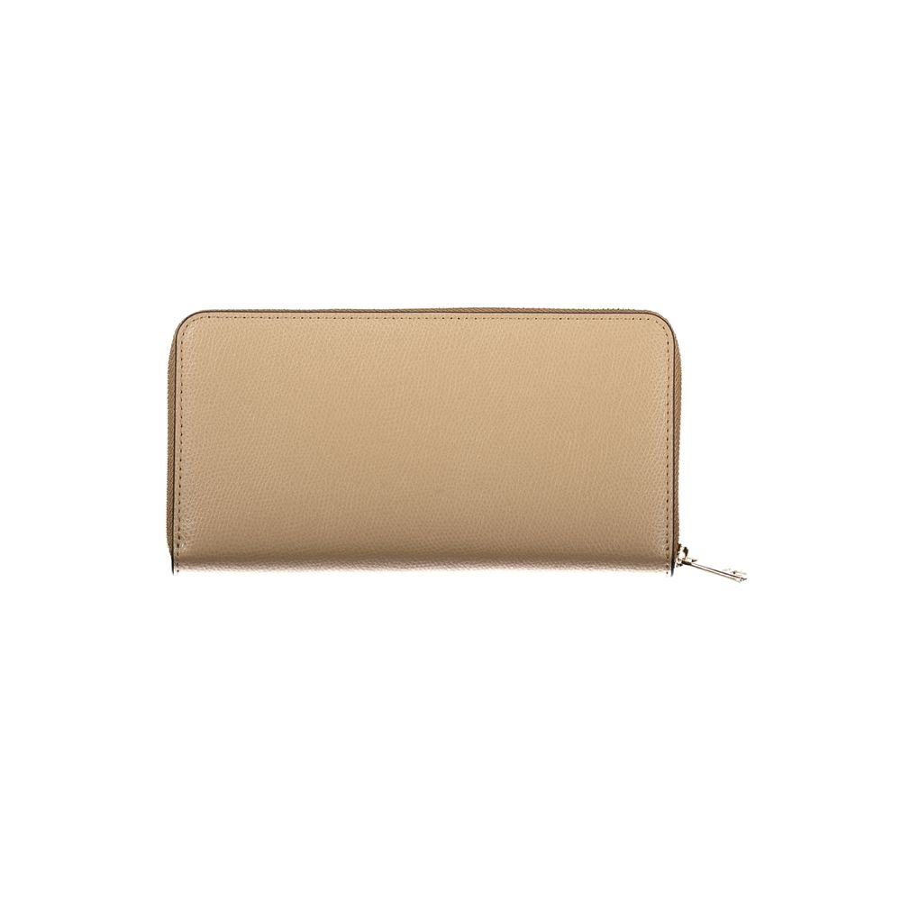 Furla Beige Leather Women Wallet - Élégant et Fonctionnel