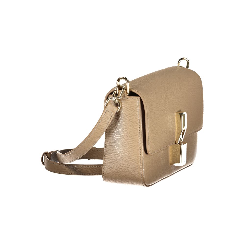 Furla Camelia XL Sac à Bandoulière en Cuir Beige pour Femme