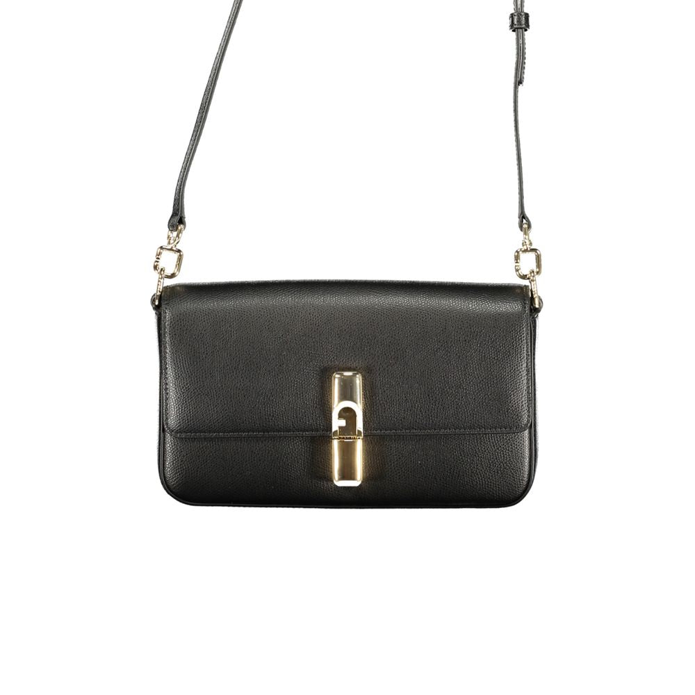Furla DROP Bag en Cuir Noir pour Femmes