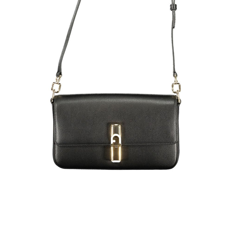 Furla Black Leather Women Handbag - FURLA DROP Bag