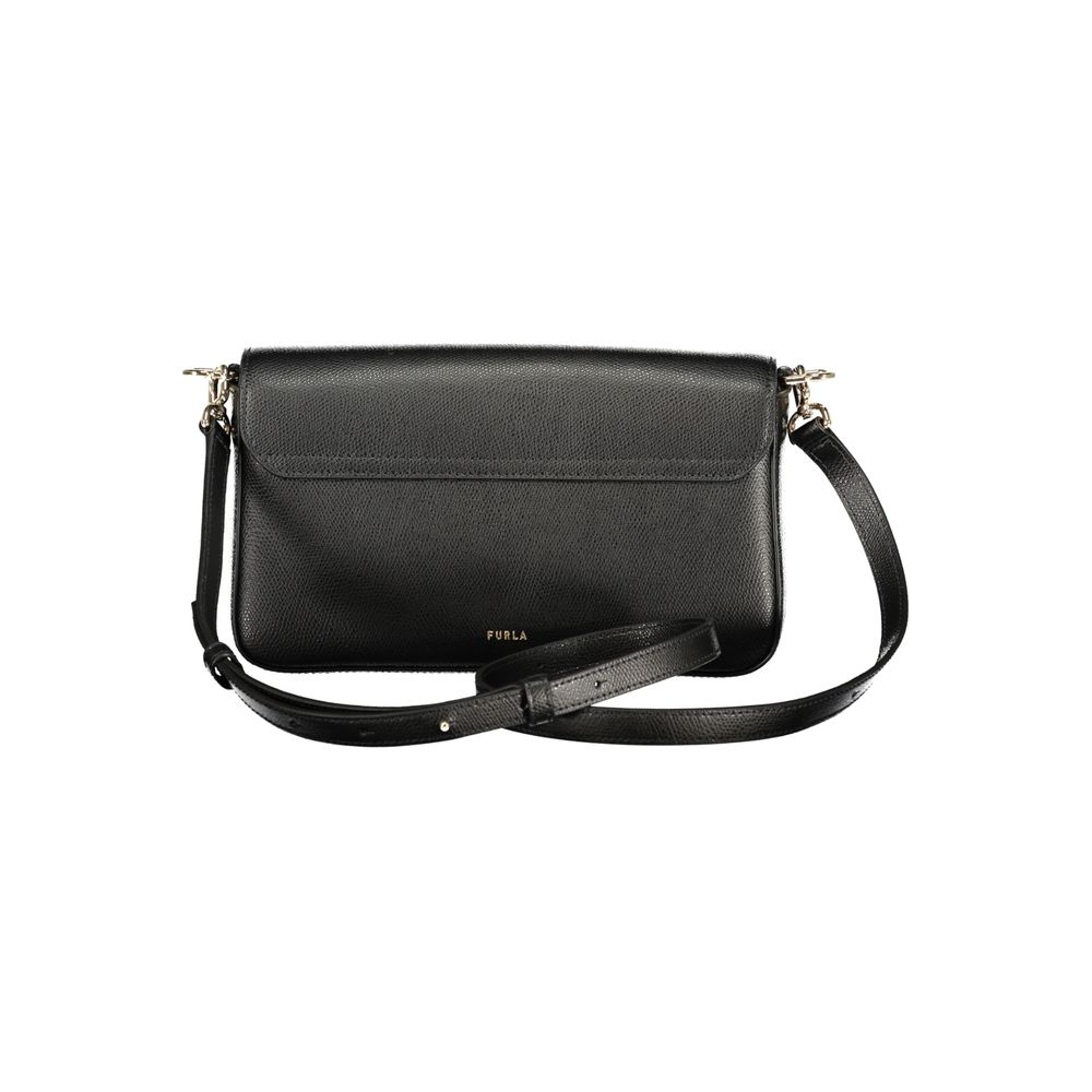 Furla DROP Bag en Cuir Noir pour Femmes