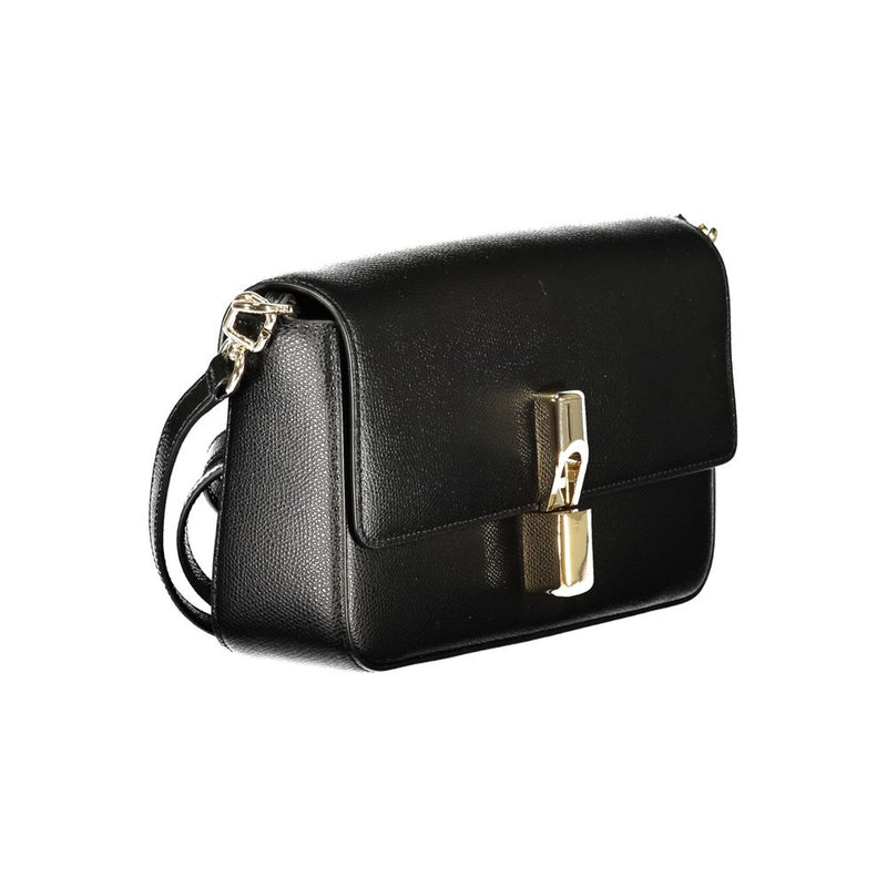 Furla Black Leather Women Handbag - FURLA DROP Bag