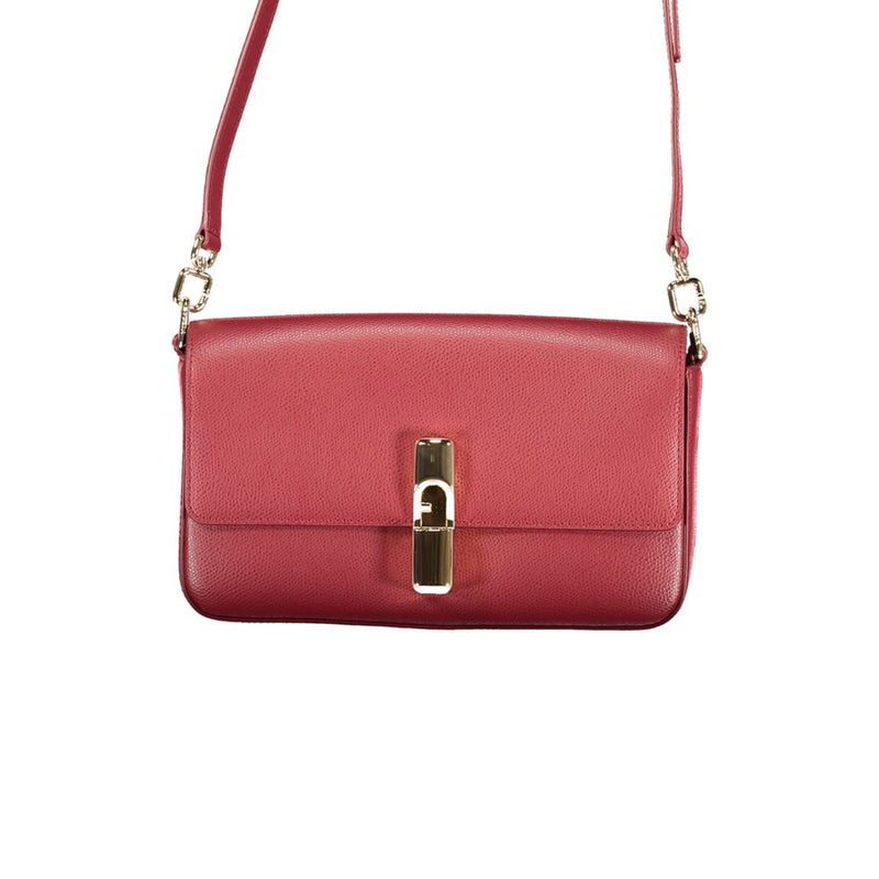 Furla 1927 Sac à Main en Cuir Rouge pour Femmes