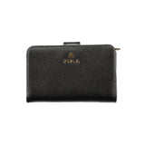 Furla Black Leather Women Wallet - Stylish and Functional Accessory
