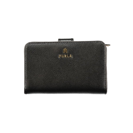 Portefeuille Furla en cuir noir pour femme