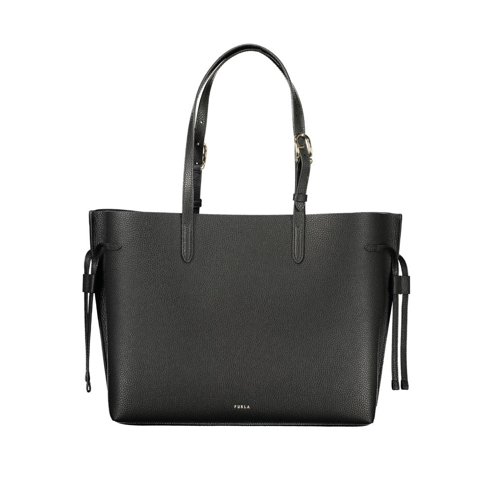 Furla Nero Leather Women Bag - Élégance et Fonctionnalité