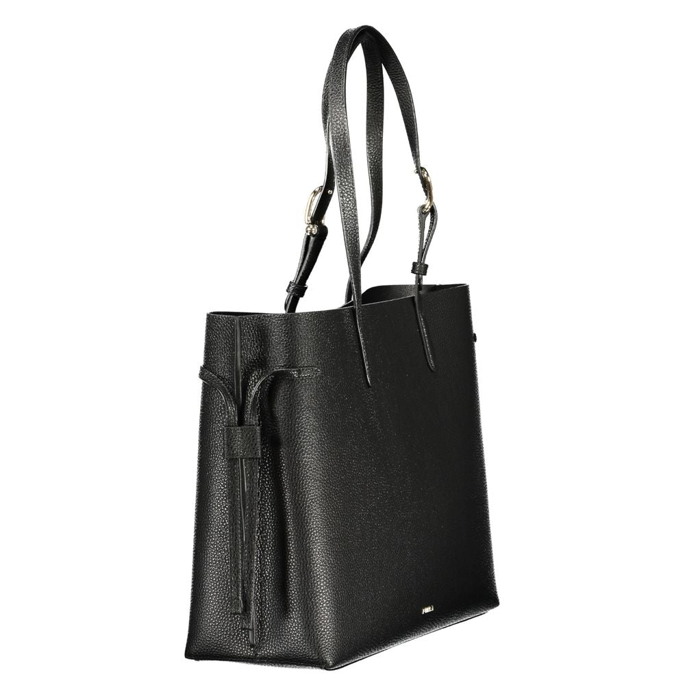 Furla Nero Leather Women Bag - Élégance et Fonctionnalité