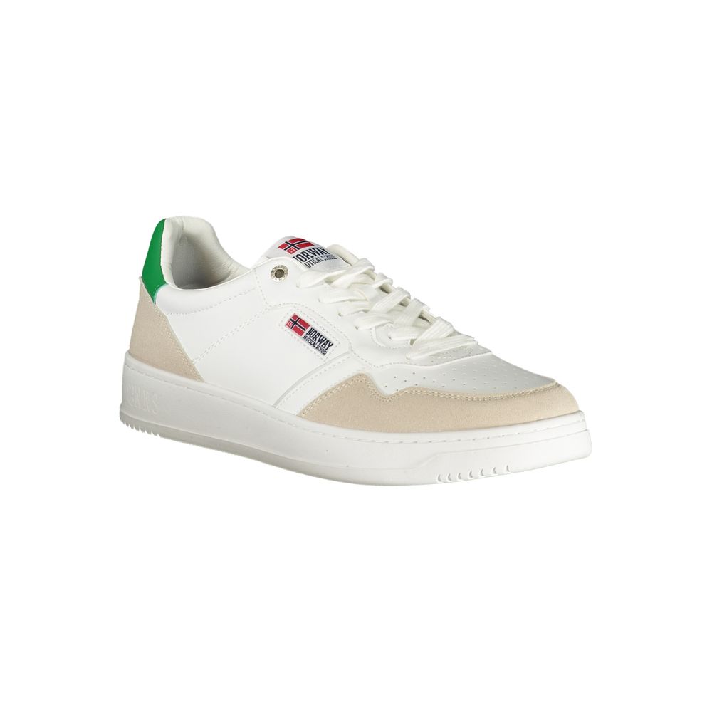 Norway 1963 Men's White Polyurethane Sneakers - Style & Comfort