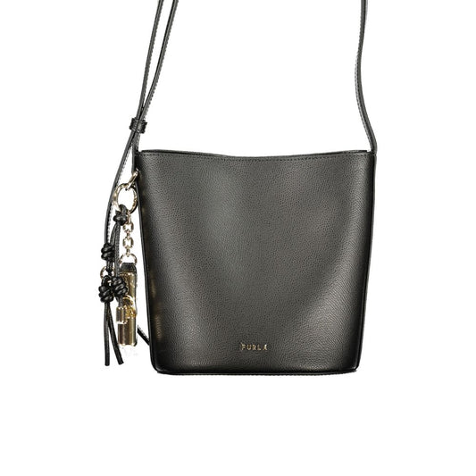 Sac seau Furla en cuir noir pour femme