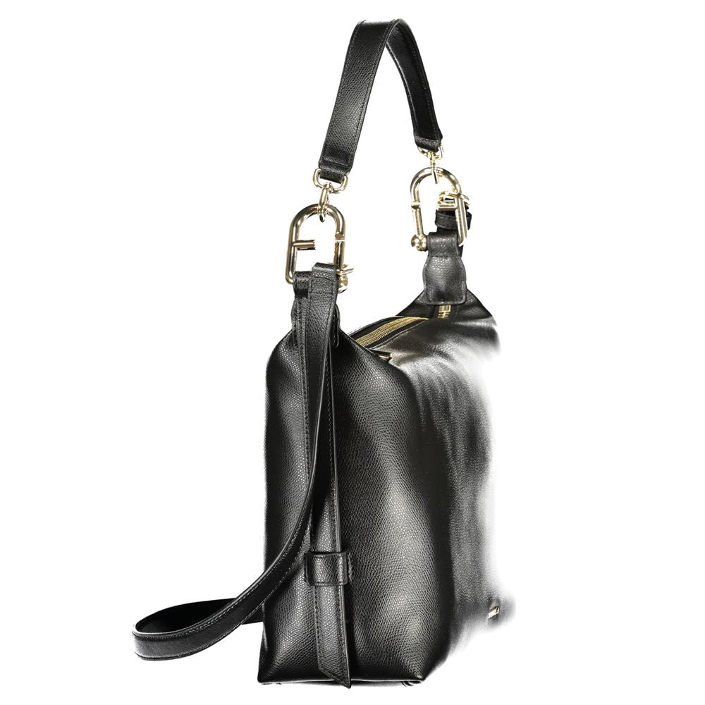 Furla Nero Leather Handbag - Élégance Italienne pour Femmes