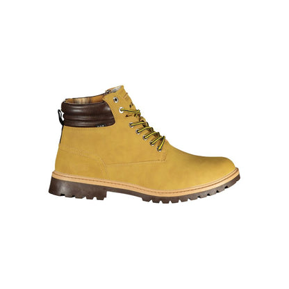 Bottines pour hommes en polyuréthane beige gaz