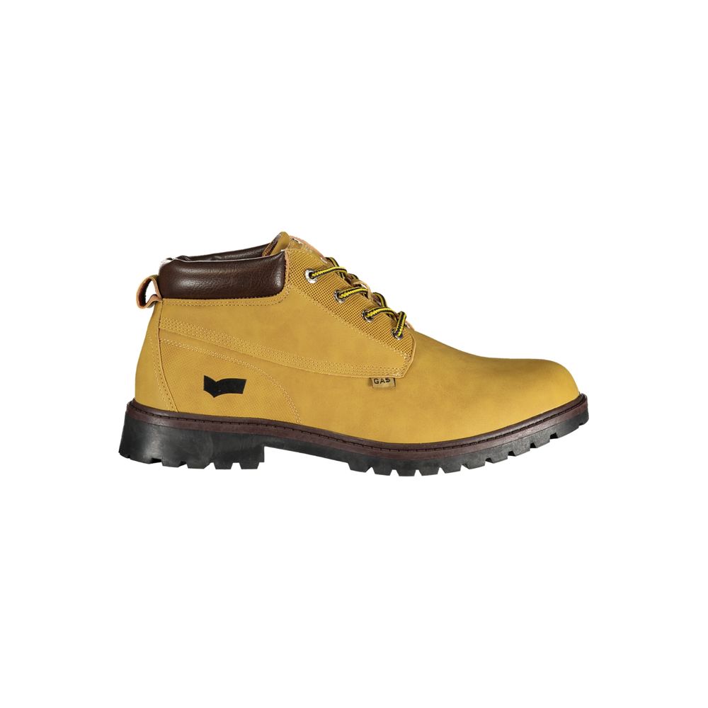 Bottines pour homme en polyuréthane beige gaz