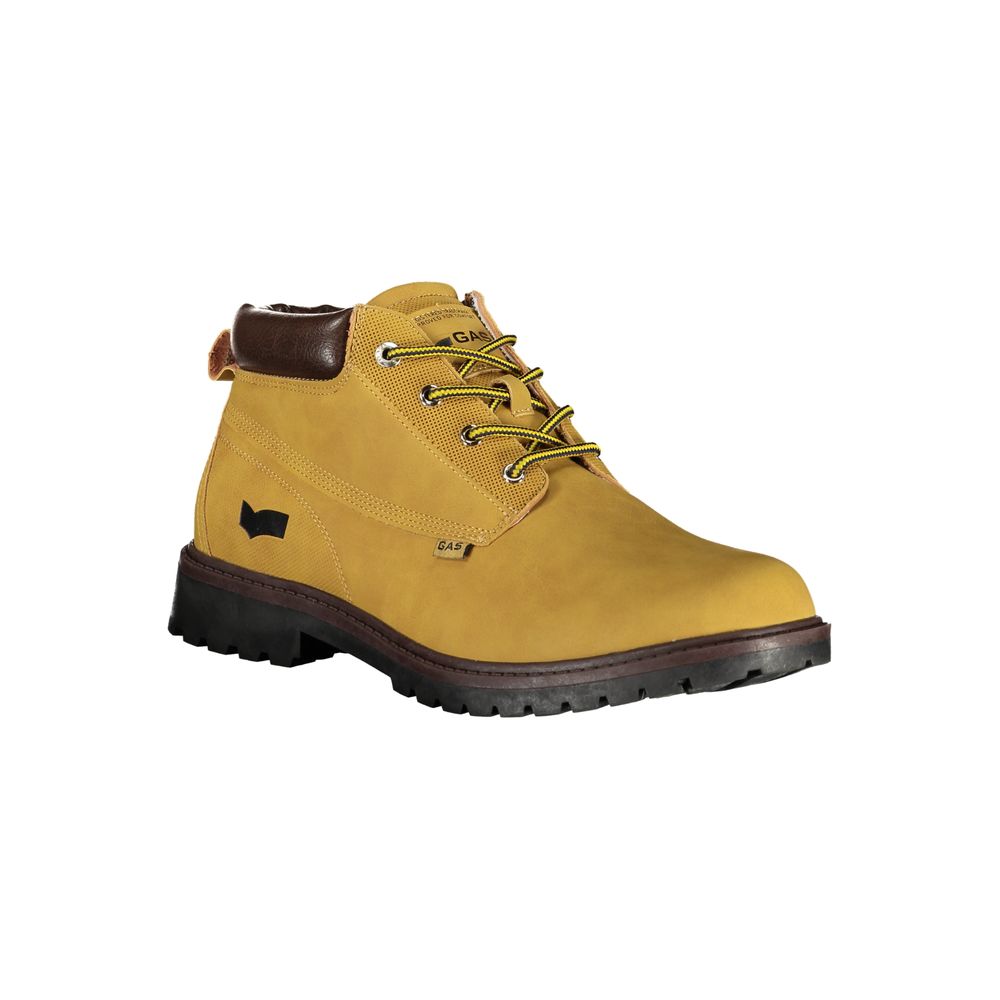 Bottines pour homme en polyuréthane beige gaz