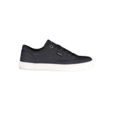 Gas Blue Polyurethane Men Sneaker - Stylish & Comfortable