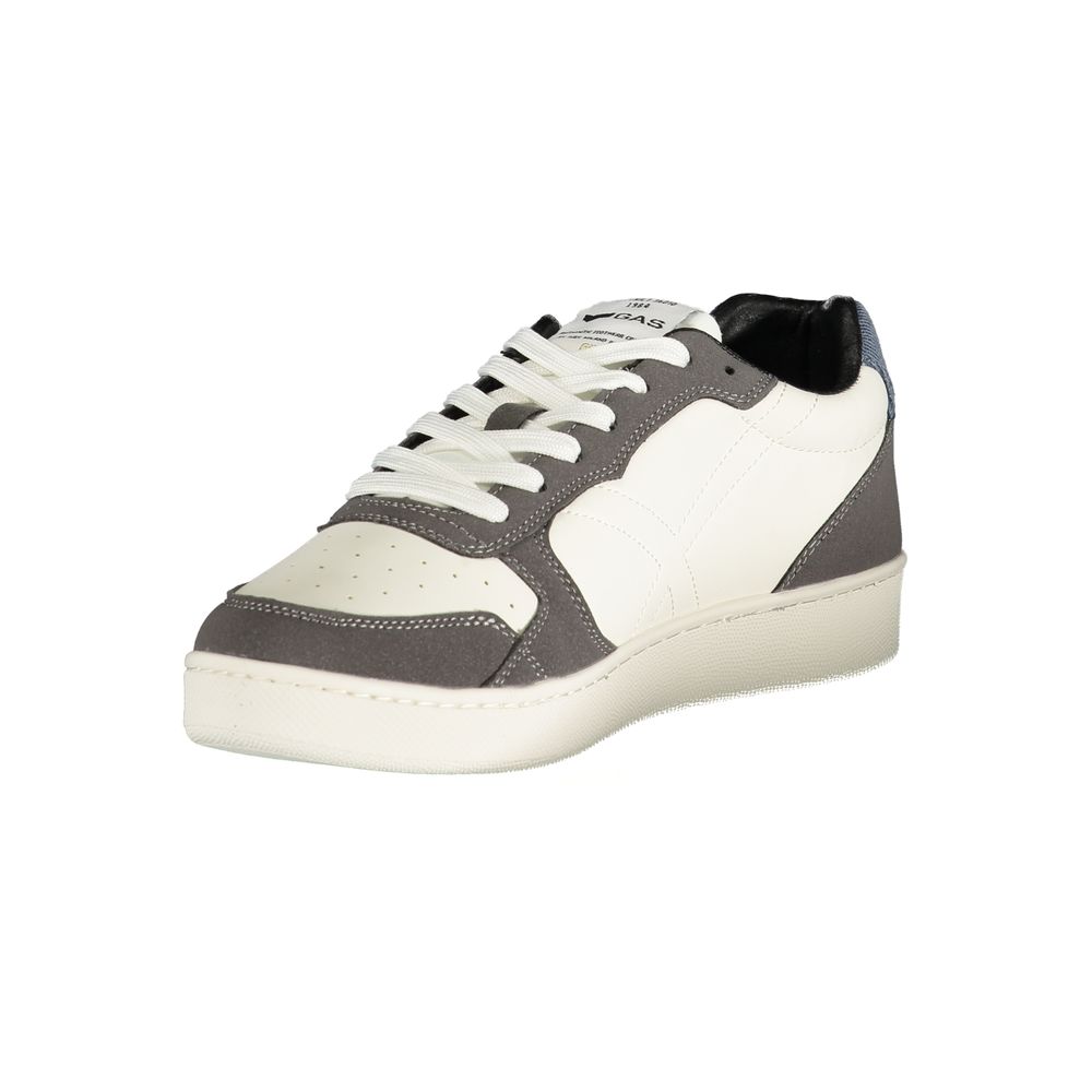 Gas Bianco Polyester Men Sneaker - Sammy LTX Sports Shoe