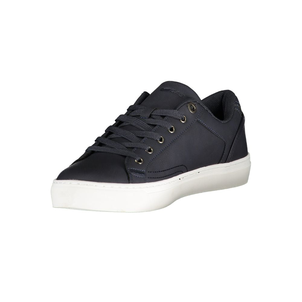 Gas Blue Polyurethane Men Sneaker - Stylish & Comfortable