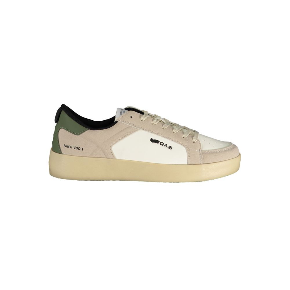 Gas Bianco Polyurethane Men Sneaker - SEDRIX MIX