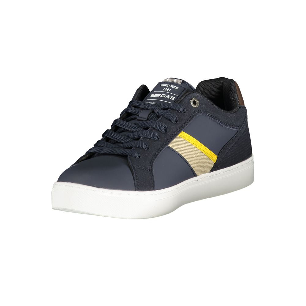 Sneakers Gas Nottingham Bleu Polyuréthane pour Homme