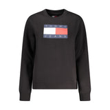 Tommy Hilfiger Sweatshirt Femme Noir en Coton - Confort Classique