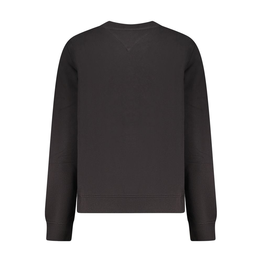 Tommy Hilfiger Sweatshirt Femme Noir en Coton - Confort Classique