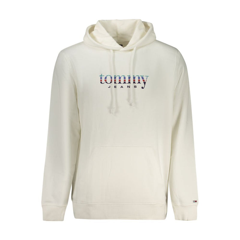 Sweat à capuche Tommy Hilfiger en coton blanc pour homme