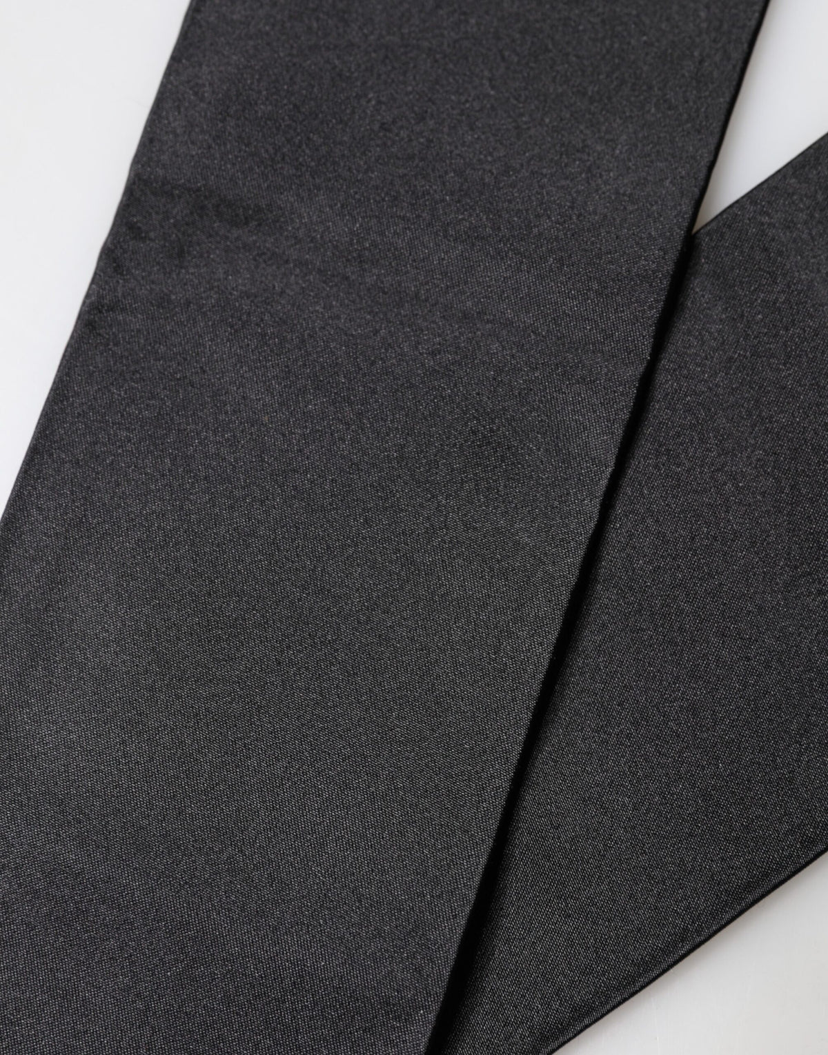 Foulard Dolce &amp; Gabbana en soie noire à franges